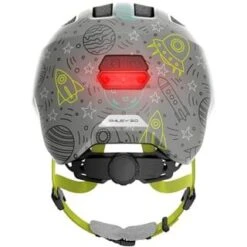 ABUS Casque De Loisirs Pour Enfants "Smiley 3.0 LED" Grey Space -Vélos Série Boutique abus casque de loisirs pour enfants smiley 30 led grey space 2