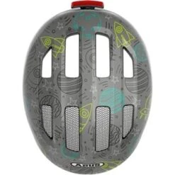 ABUS Casque De Loisirs Pour Enfants "Smiley 3.0 LED" Grey Space -Vélos Série Boutique abus casque de loisirs pour enfants smiley 30 led grey space 3