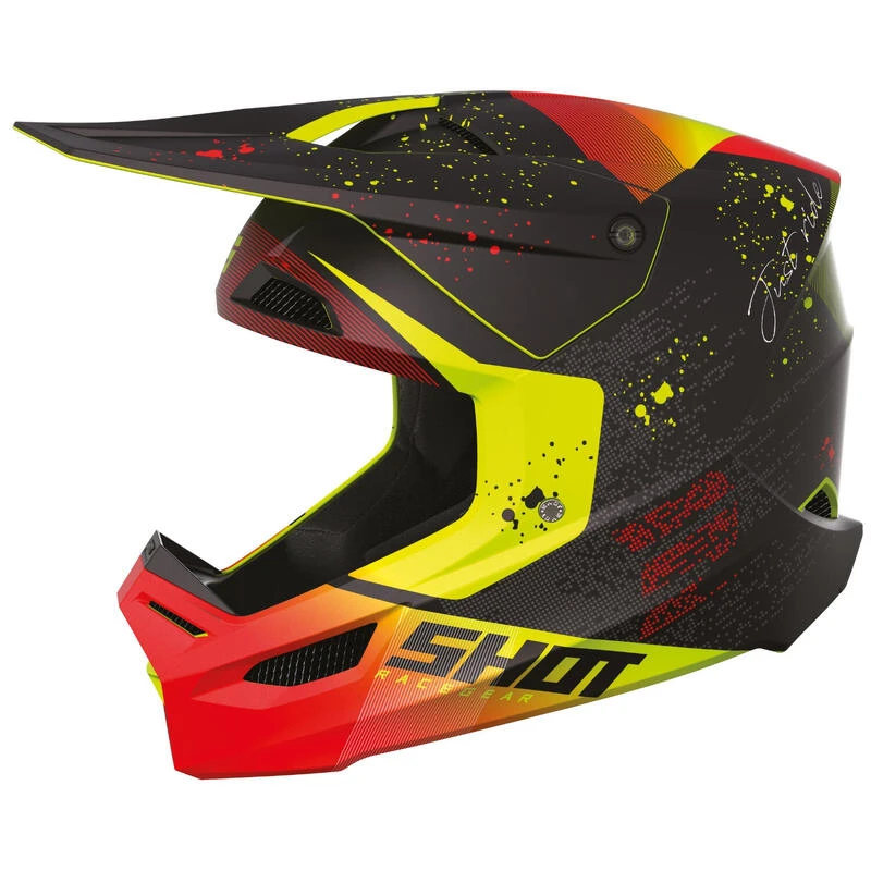 Casque Intégral Enfant Shot Furious Matrix Rouge 1 Casque Intégral Enfant Shot Furious Matrix Rouge