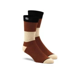 100% Chaussettes D'entraînement Adulte Trio Casual Brun