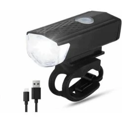 Eclairage De Vélo USB Rechargeable - Eclairage Avant LED