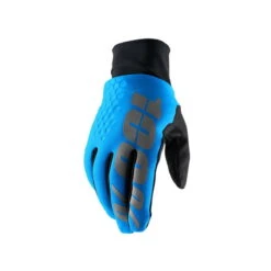 100% Gants Vélo Homme Hydromatic Brisker Bleu