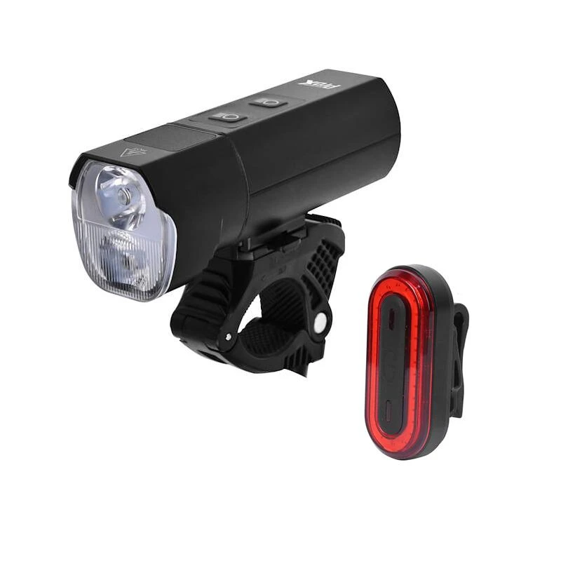 Kit Lumière Vélo 1200 Et 100 Lumen - Lumière Avant Et Arrière 1 Kit Lumière Vélo 1200 Et 100 Lumen - Lumière Avant Et Arrière