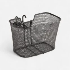 BTWIN Panier Avant Vélo Enfant 20 Et 24 Pouces Amovible Noir