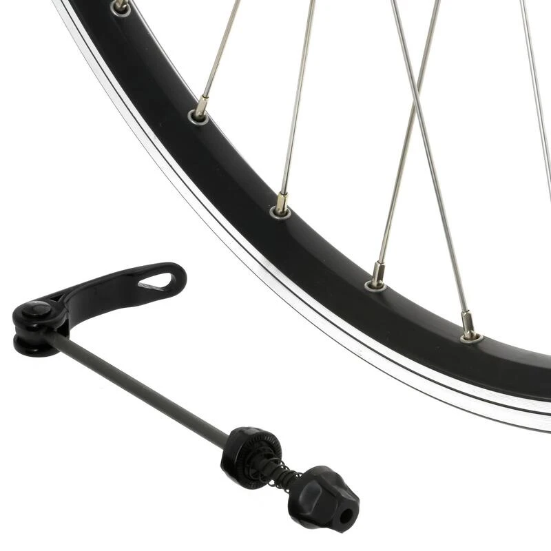 Rockrider ROUE VTT AVANT 26" DOUBLE PAROI FREINAGE DISQUE/V-BRAKE ET ATTACHE RAPIDE 4 Rockrider ROUE VTT AVANT 26" DOUBLE PAROI FREINAGE DISQUE/V-BRAKE ET ATTACHE RAPIDE – Image 4
