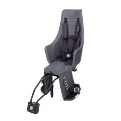 Bobike Siège Vélo Arrière Exclusive Maxi Plus Pour Cadre Urban Grey Avec LED