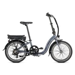 Vélo Pliant Electrique Popal E-Folt 1.0 - Moteur Roue Arrière - 420Wh - Gris
