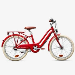 BTWIN VELO VILLE ENFANT ELOPS 900 20 POUCES 6-9 ANS ROUGE