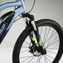 Rockrider Vélo VTT électrique Semi-rigide 27'5", E-ST 100 BLEU -Vélos Série Boutique velo vtt electrique semi rigide 275 e st 100 bleu 3