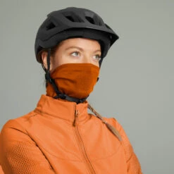 Rockrider VESTE VELO VTT HIVER FEMME ORANGE 12 Rockrider VESTE VELO VTT HIVER FEMME ORANGE -Vélos Série Boutique veste velo vtt hiver femme orange 2